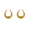 Gold-plated Silver Non-fading Hoop Earrings